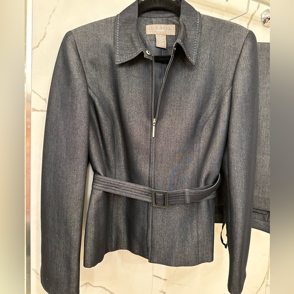 Like New pantsuit Norton McNaughton 6 Petite - Picture 2 of 5